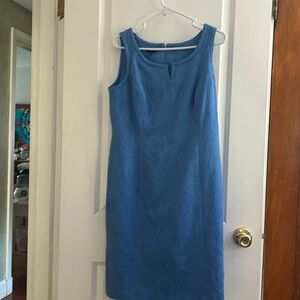 Blue Talbots dress size 8
